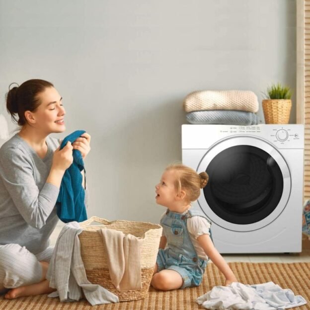 COSTWAY-Electric-Compact-Laundry-Dryer